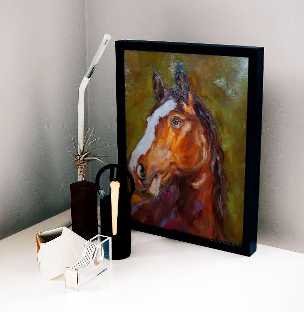 Pintura de cavalos para decoração