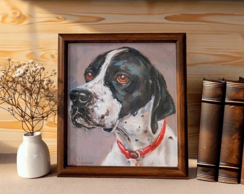 Quadro de pointer para decoração