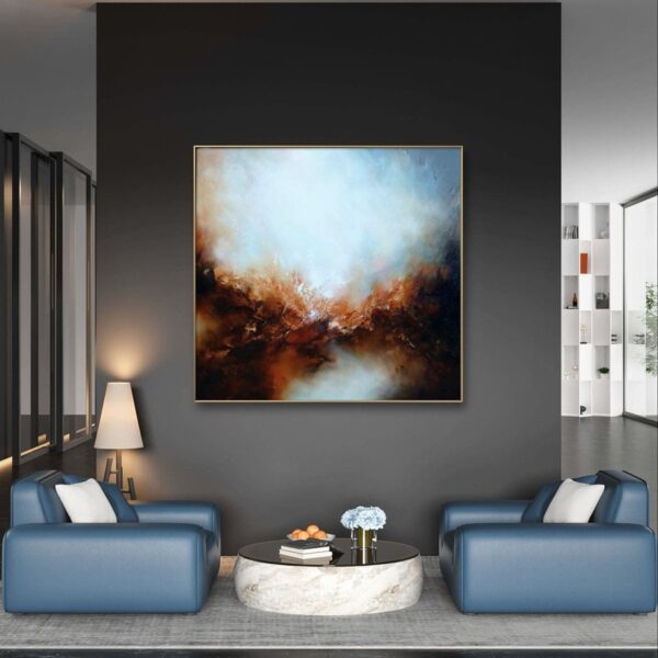 Os Quadro abstratos grandes para decorar