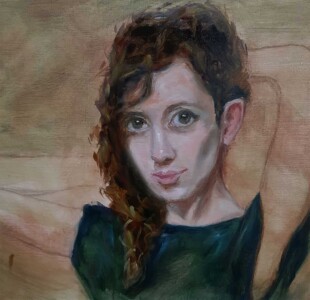 Quadros clássicos pintados à mão, estúdio de arte